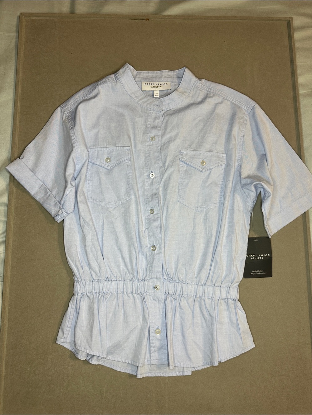 10 Crosby Derek Lam x Athleta Tribeca Top Blue  -XS